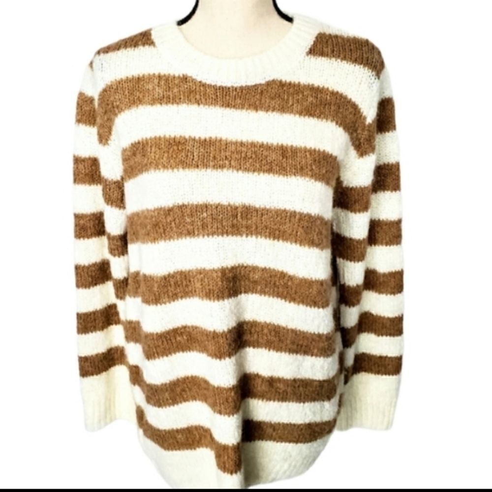 Lou + Grey Stripe Oversized Sweater